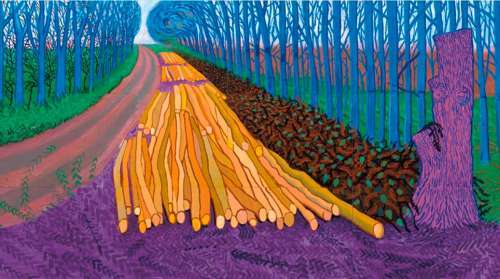 winter timber 2009 by david hockney